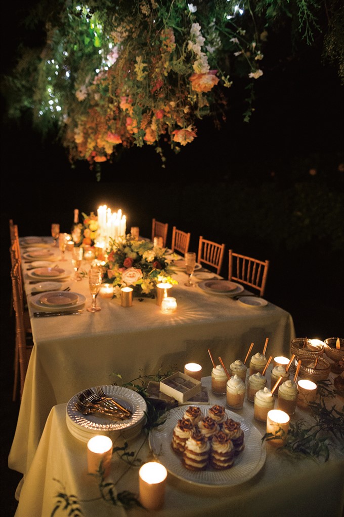 Дневник невесты | Стильная съемка: празднование весеннего черного галстука | Десертный стол
