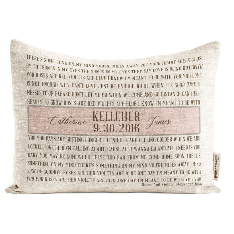 personalized pillow
