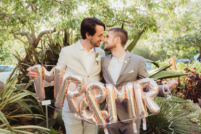 Идеи для гей-свадьбы | Мистер и мистер Воздушные шары