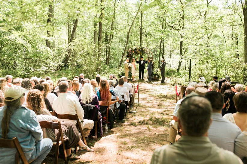 outdoor forest wedding