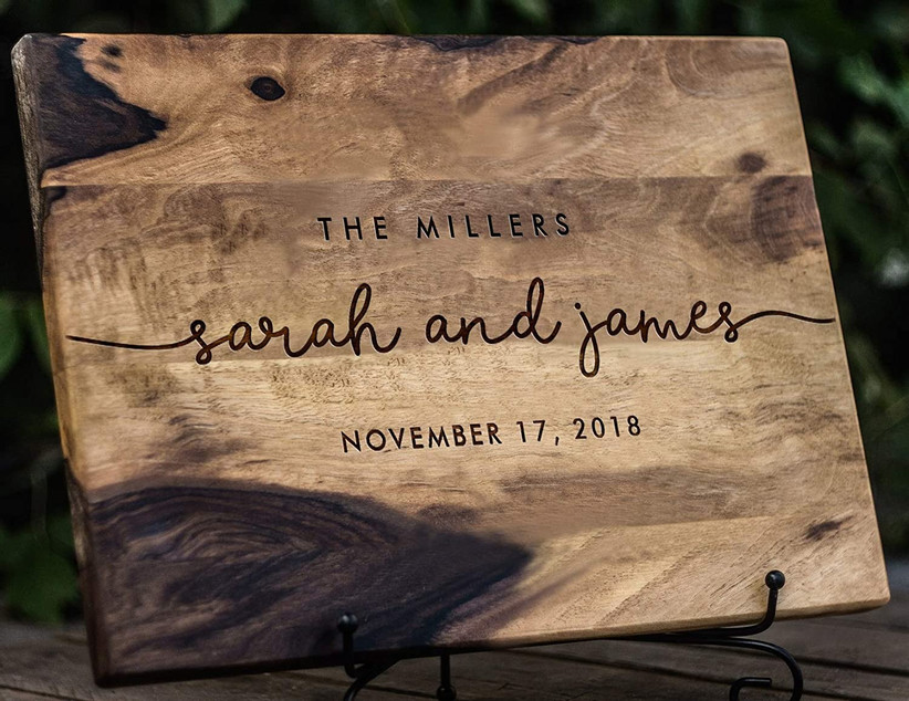 personalized wooden cutting board