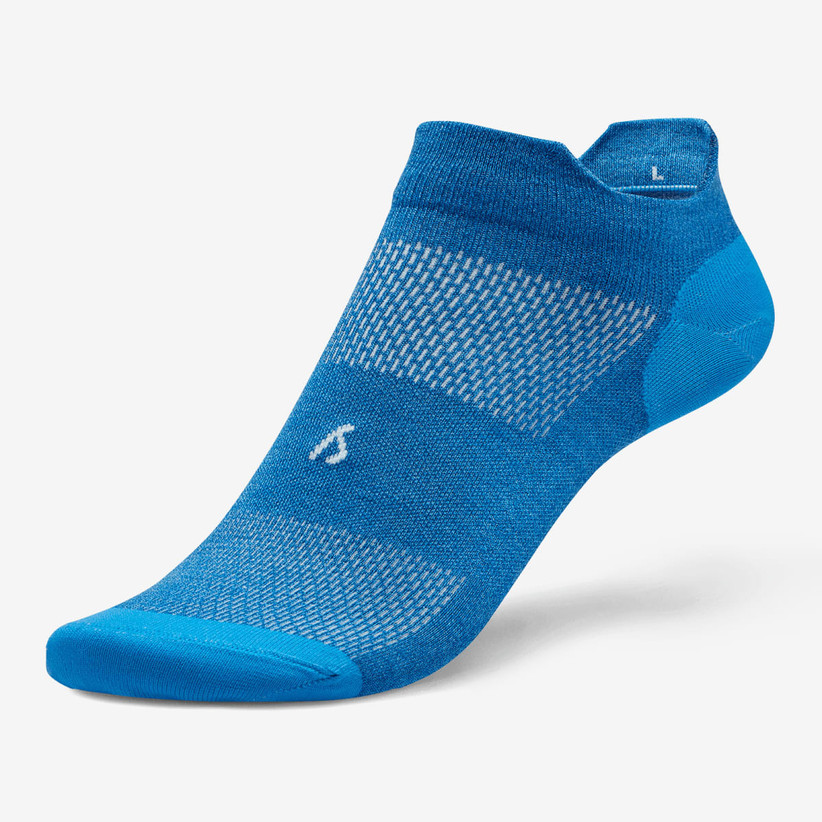 blue allbirds ankle socks