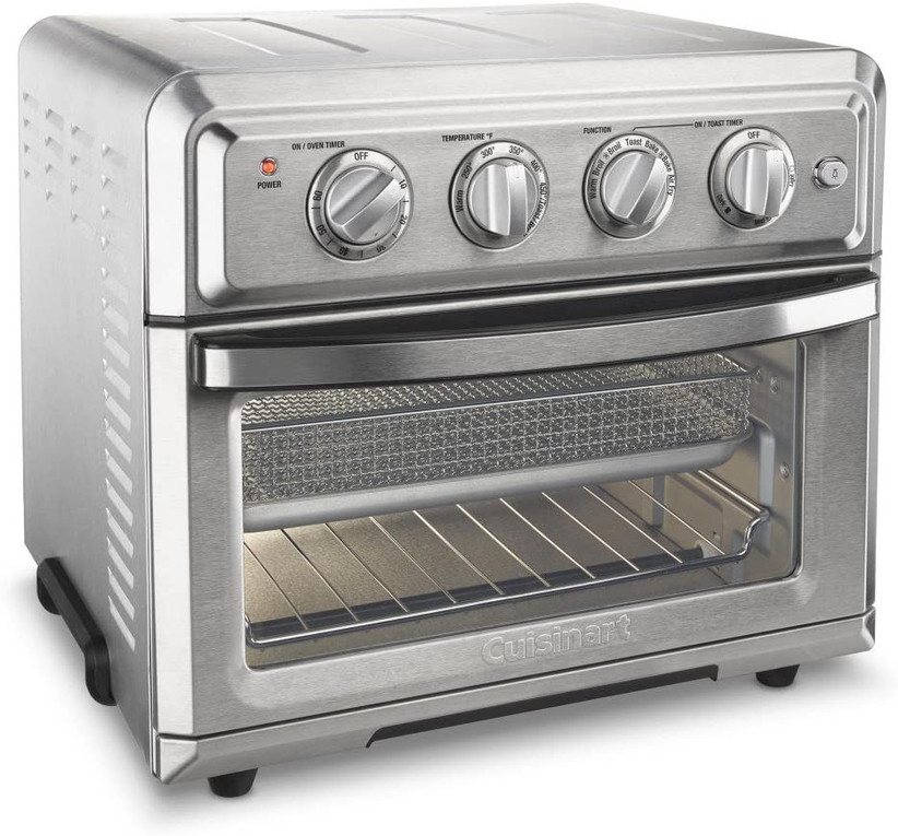 large chrome cuisinart toaster oven