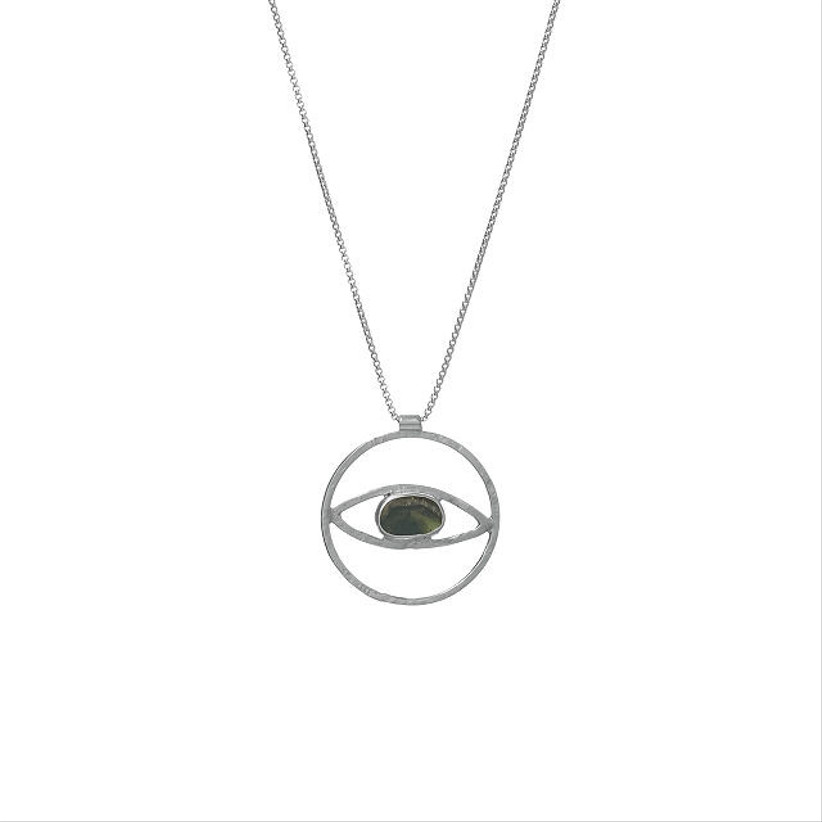 tourmaline eye necklace