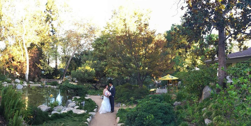 свадьба в японском саду