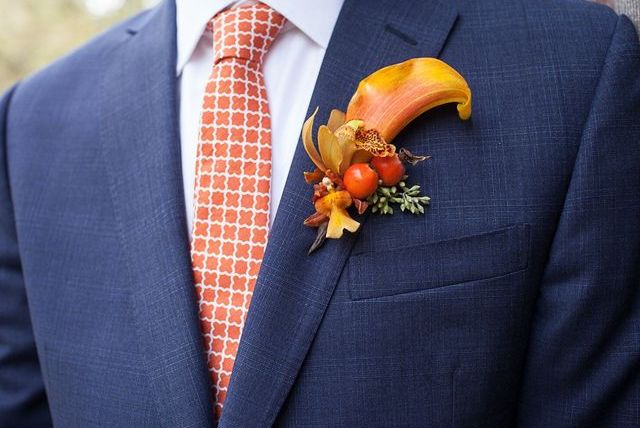 Свадебные бутоньерки 101