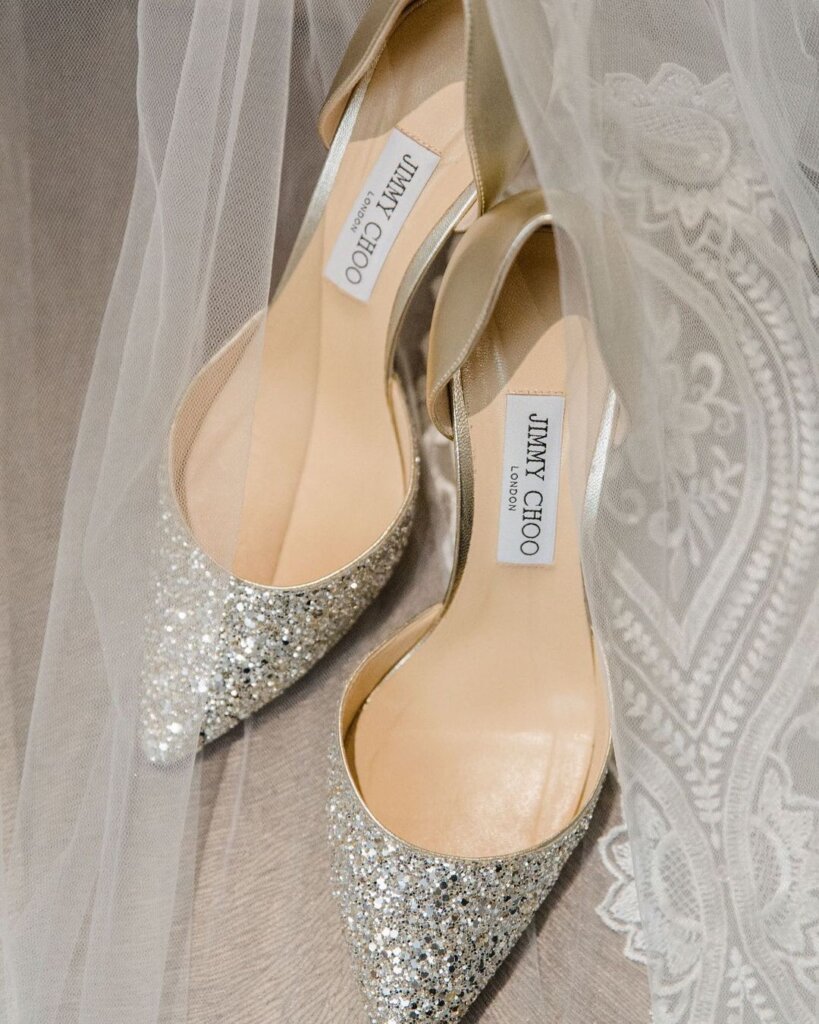 блестящие туфли на свадьбу