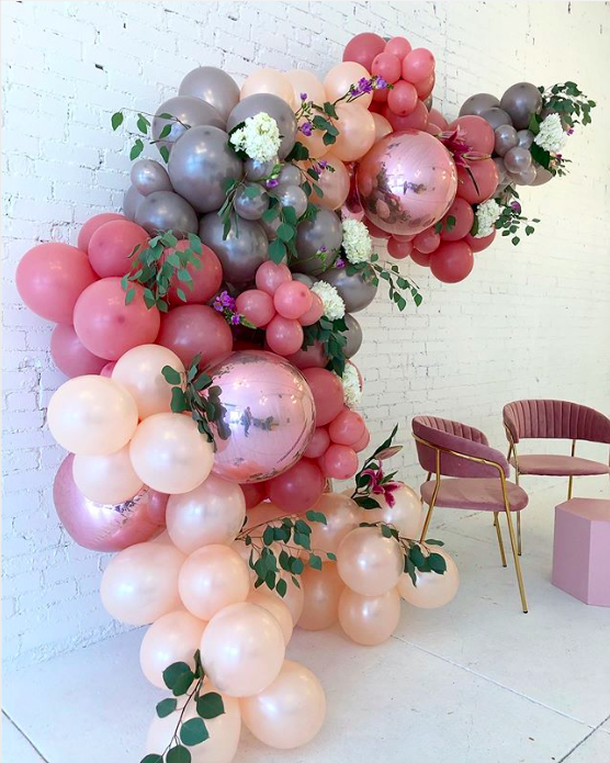 Как использовать воздушные шары на свадьбе — фото socialblueprintsdfw