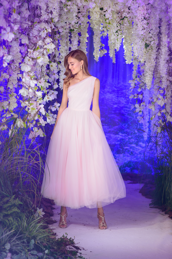 Розовое вечернее платье Изабелы Янаховской