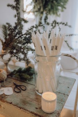 Простое и растительное рождественское украшение - Фото: Александра Мальдеме - Свадебный блог: Босоногая невеста
