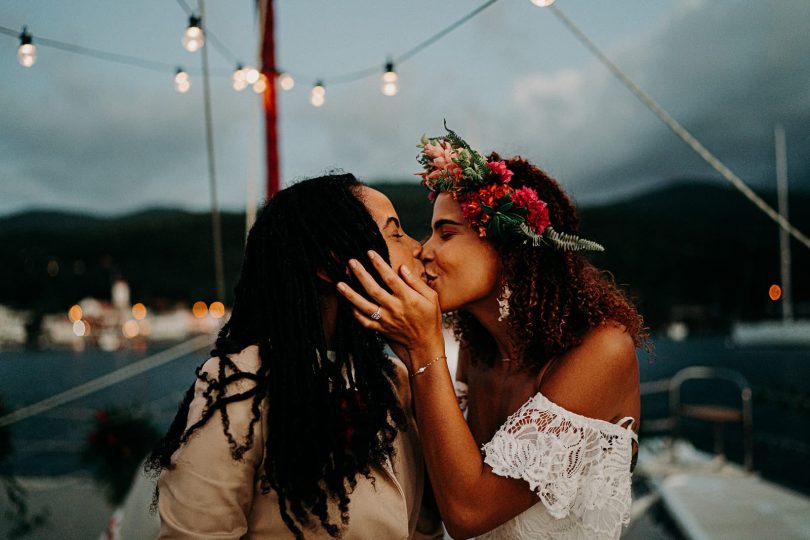 Свадьба на катамаране в Гваделупе - Фото: Камиль Бриньоль - Свадебный блог: Босоногая невеста