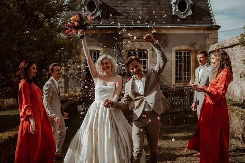 Элегантная свадьба в Шато-де-Виллер-Бокаж в Нормандии - Фото: Moonrise Photography - Свадебный блог: Босоногая невеста
